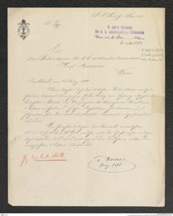 k.k. naturhistorisches Hofmuseum, Intendanzakten 1885-1896 (Hauer), Aktenzahl Z.308/1891, Seite 1